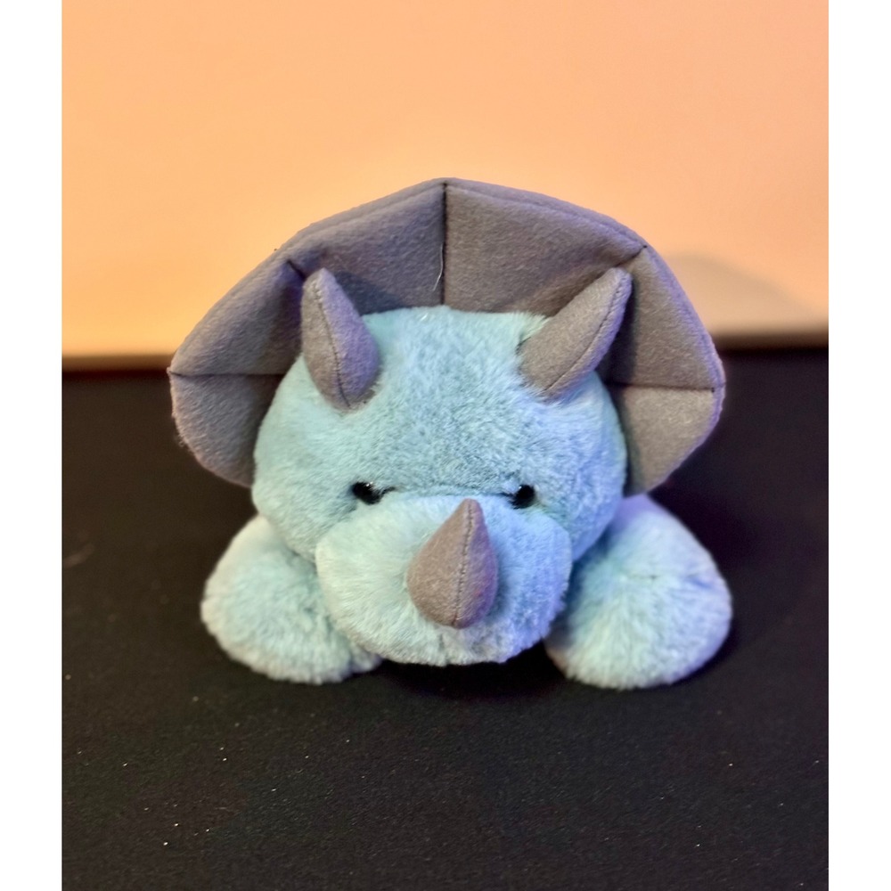 Aurora World Blue Triceratops Plush Stuffed Animal Dinosaur 10 Inch Soft Toy